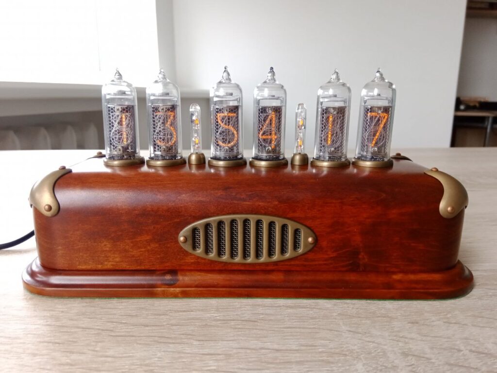 Nixie Tube Clock  Wooden HandCraft - Nixie Tube Clocks